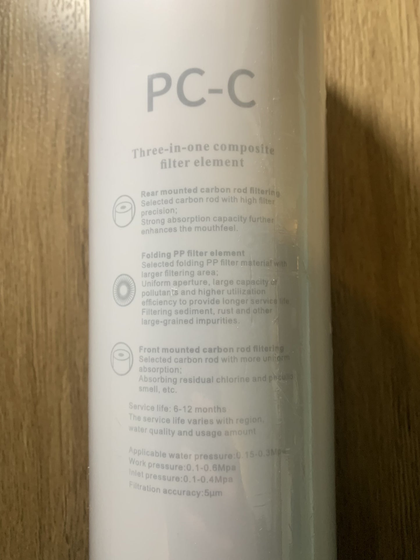 Сменный комплект фильтров PC-C и мембрана RO для системы обратного осмоса