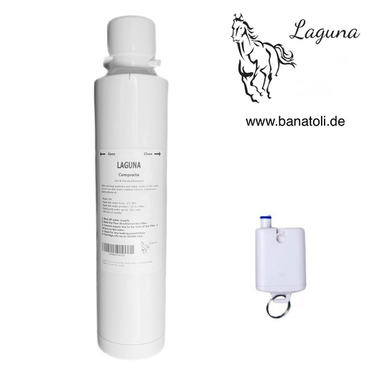 Laguna Composite Ersatz Wasserfilter mit Antibakterieller Hygienenachfilter
