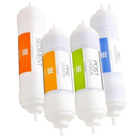 Ersatz Wasserfilter Filterset für Coway, Aqua Global, Rowa CCFN8-PRE, CCFN8-POST, CSFN11S-PLUS, CRMFN11-30