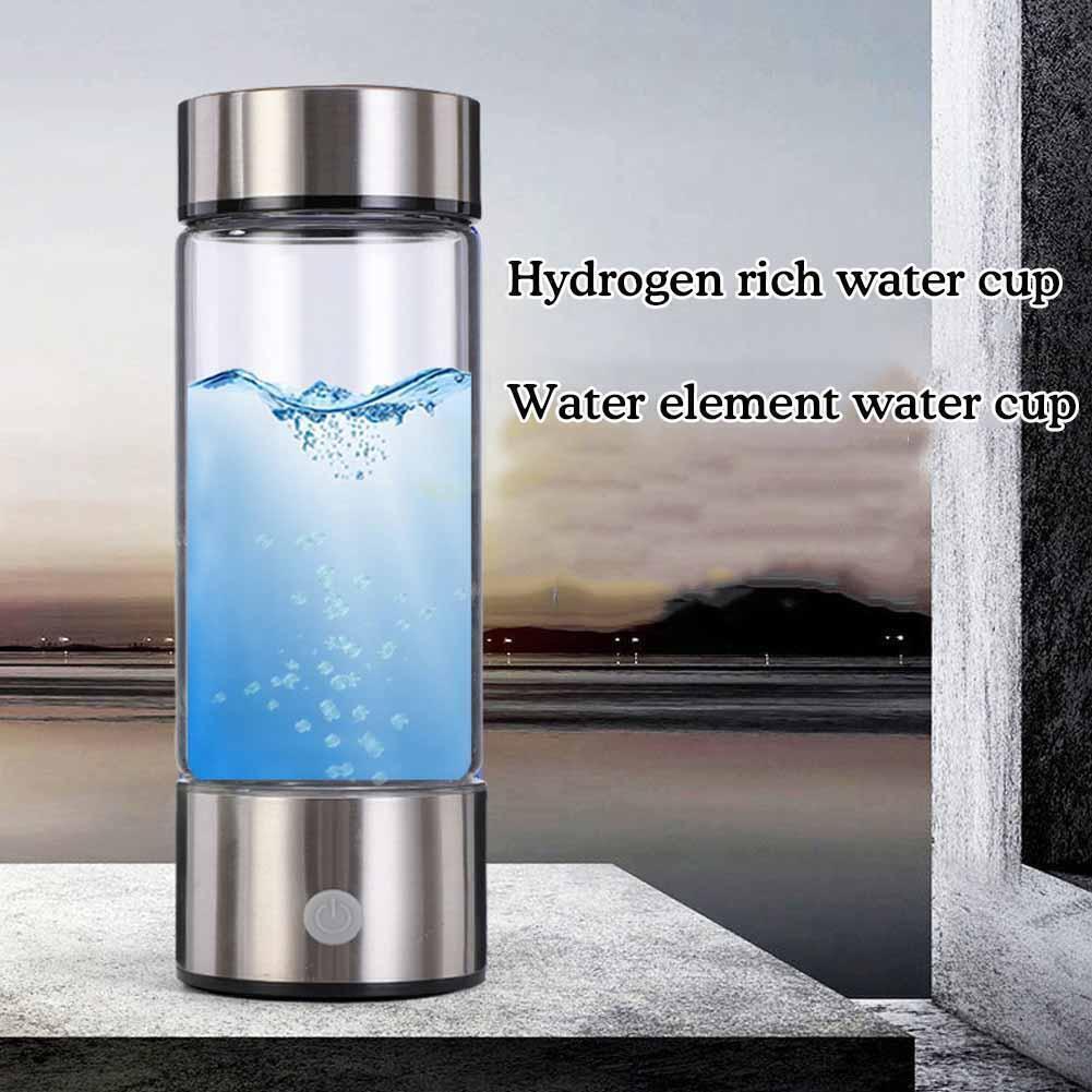 420ml Hydrogenflasche Blau Hydrogen Wasserflasche Wasserstoff Generator Ionisator H2