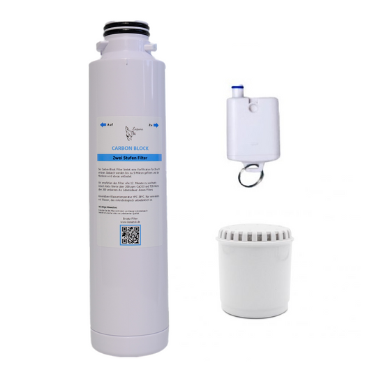 Laguna Ersatz Wasserfilter - Carbon Block Aktivkohlefilter PP ohne Membrane