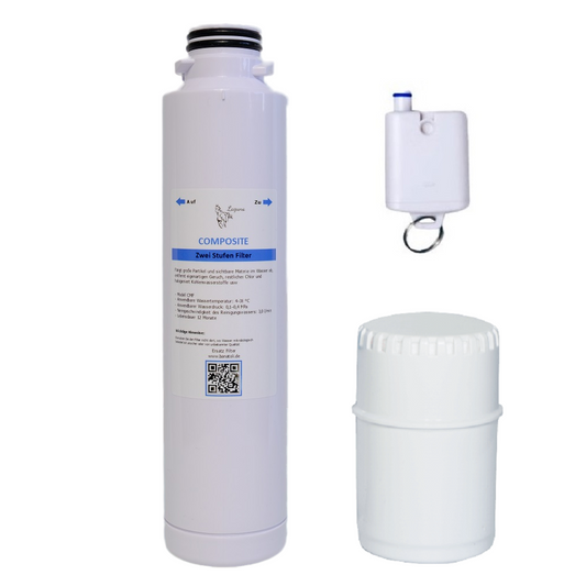 Laguna Ersatz Wasserfilter - Composite Filter + PP Sedimentfilter + Antibakterieller Hygienenachfilter