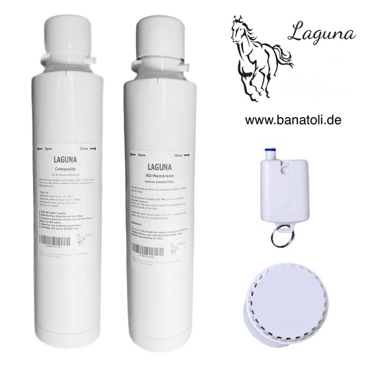 Laguna Composite Ersatz Wasserfilter mit Osmose Membrane Sedimentfilter Antibakterieller Hygienenachfilter