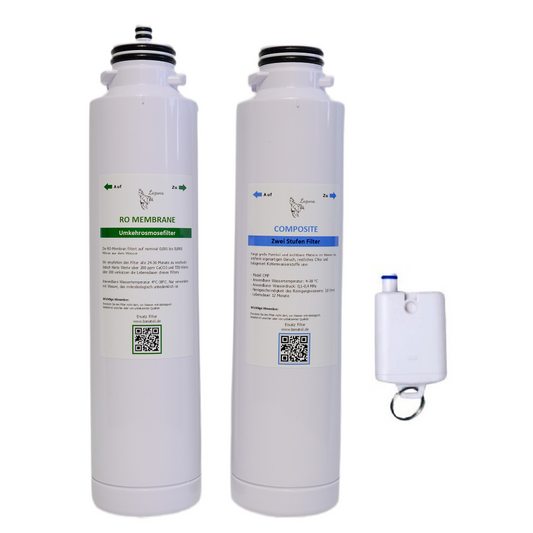 Laguna Composite Wasserfilter mit Osmose Membrane und Antibakterieller Hygienenachfilter