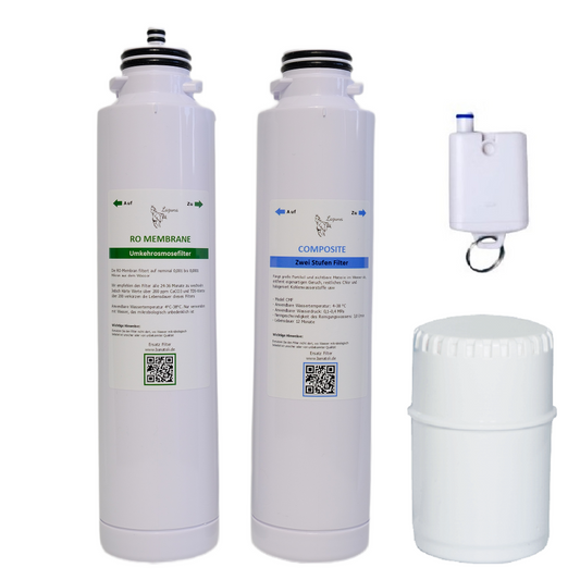 Laguna Composite Wasserfilter mit Osmose Membrane PP Sedimentfilter Antibakterieller Hygienenachfilter