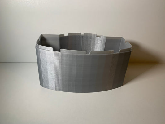 Aqua Global Pure Nino - Zubehör Erhöhung für die Tasse 3D Druck Weißaluminium Metallic