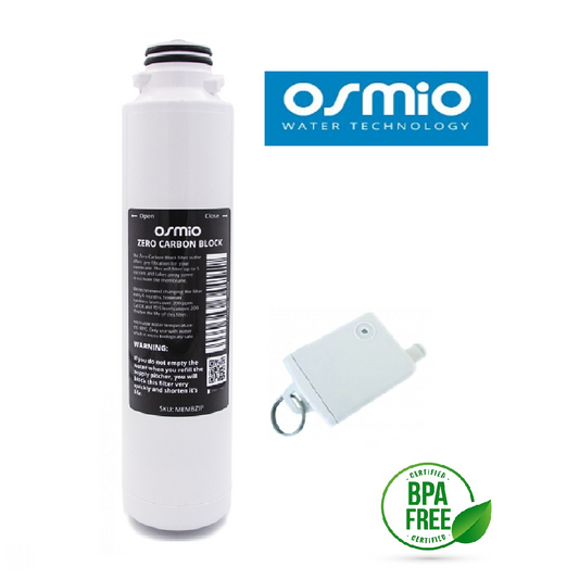Osmio Zero Carbon Block - Wasserfilter Aktivkohlefilter ohne Membrane