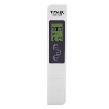 TDS  & EC Wassertester Digital Meter PPM Leitfähigkeitsmessgerät - LCD-Display